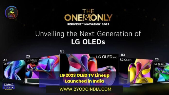 LG 2023 OLED TV Lineup Launched in India | Price in India | Specifications | 2YODOINDIA