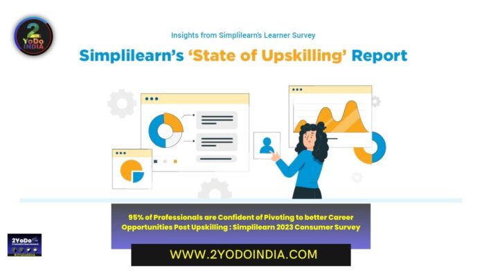 95% of Professionals are Confident of Pivoting to better Career Opportunities Post Upskilling : Simplilearn 2023 Consumer Survey | 2YODOINDIA