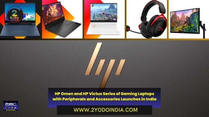 HP Omen and HP Victus Series of Gaming Laptops with Peripherals and Accessories Launches in India | HP Omen 16 | HP Omen Transcend 16 | HP Victus 16 | HP HyperX Cloud II Core Wireless Gaming Headphones | HP HyperX 27 inch QHD Gaming Monitor | Price in India | Specifications | 2YODOINDIA