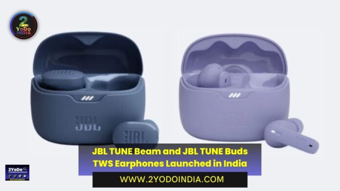 JBL TUNE Beam and JBL TUNE Buds TWS Earphones Launched in India | Price in India | Specifications | 2YODOINDIA