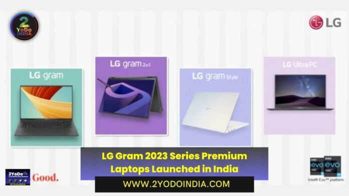 LG Gram 2023 Series Premium Laptops Launched in India | Price in India | Specifications | 2YODOINDIA
