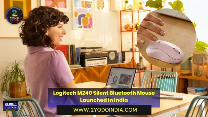 Logitech M240 Silent Bluetooth Mouse Launched in India | Price in India | Specifications | 2YODOINDIA