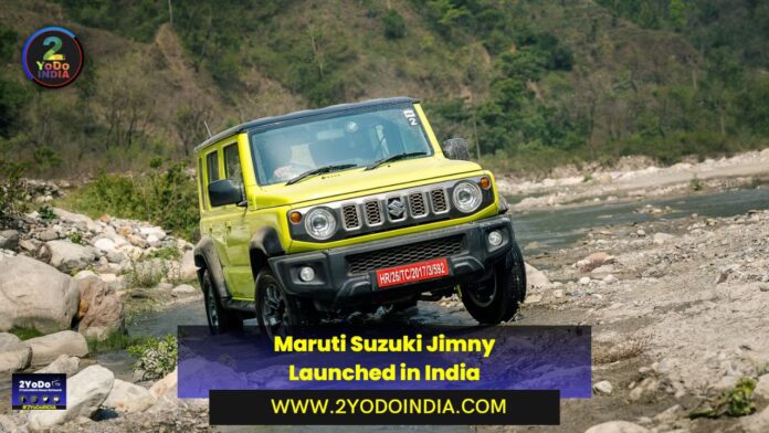 Maruti Suzuki Jimny Launched in India | Price in India | Mechanical Specifications | 2YODOINDIA