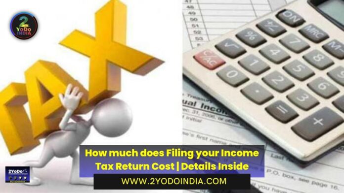 How much does Filing your Income Tax Return Cost | Details Inside | 2YODOINDIA