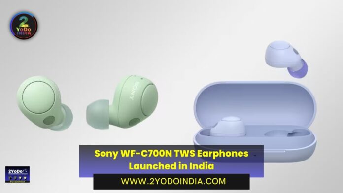 Sony WF-C700N TWS Earphones Launched in India | Price in India | Specifications | 2YODOINDIA