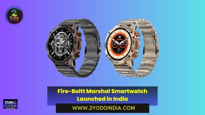 Fire-Boltt Marshal Smartwatch Launched in India | Price in India | Specifications | 2YODOINDIA