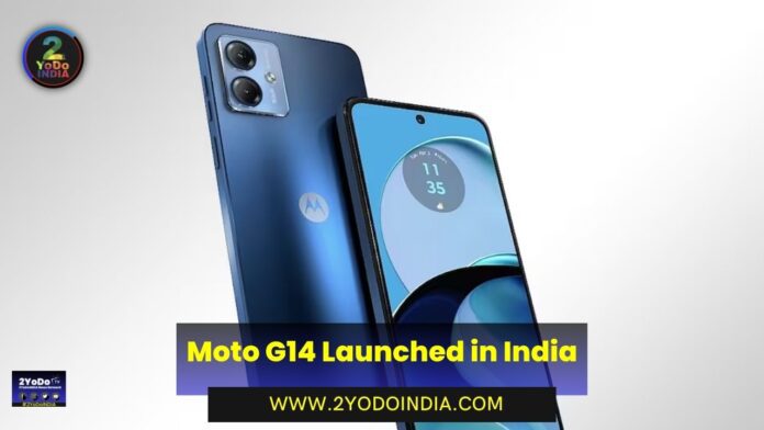 Moto G14 Launched in India | Price in India | Specifications | 2YODOINDIA