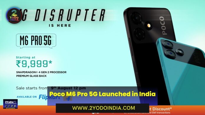 Poco M6 Pro 5G Launched in India | Price in India | Specifications | 2YODOINDIA