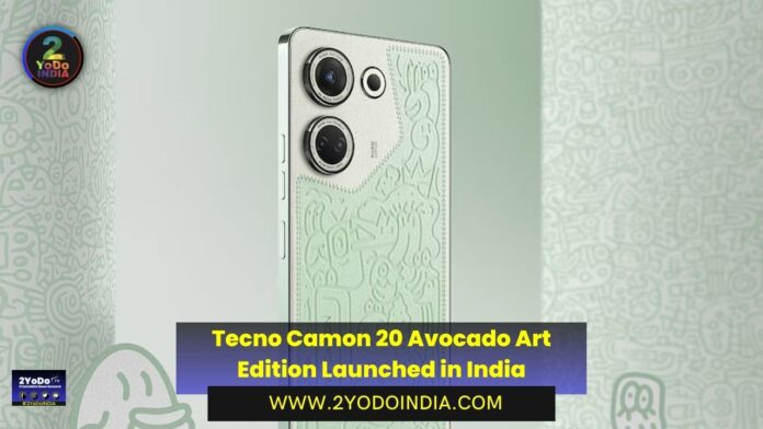 Tecno Camon 20 Avocado Art Edition Launched in India | Price in India | Specifications | 2YODOINDIA