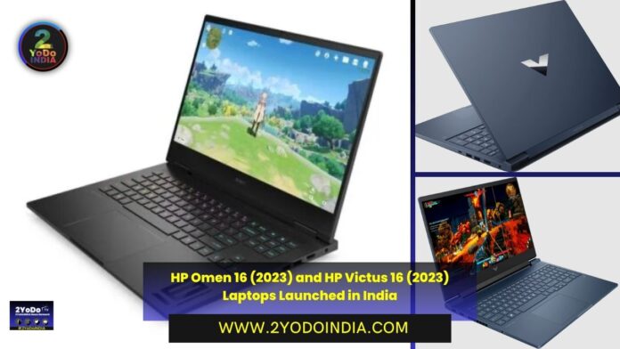 HP Omen 16 (2023) and HP Victus 16 (2023) Laptops Launched in India | Price in India | Specifications | 2YODOINDIA