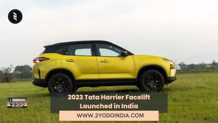2023 Tata Harrier Facelift Launched in India | Price in India | Specifications | 2YODOINDIA