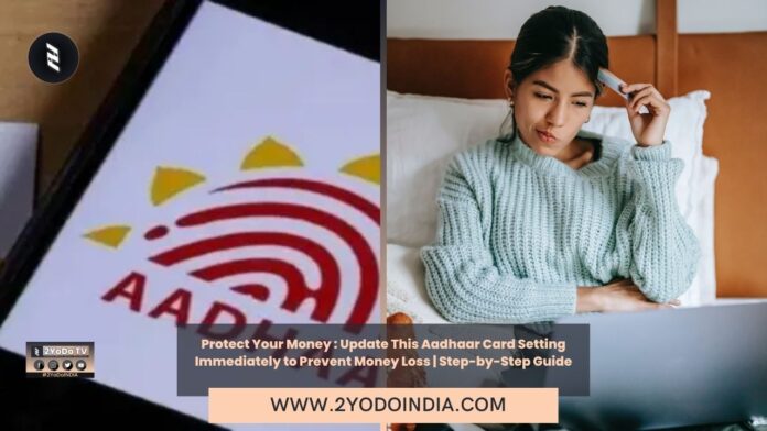 Protect Your Money : Update This Aadhaar Card Setting Immediately to Prevent Money Loss | Step-by-Step Guide | How to Update Aadhaar card Setting to avoid Losing Money | 2YODOINDIA