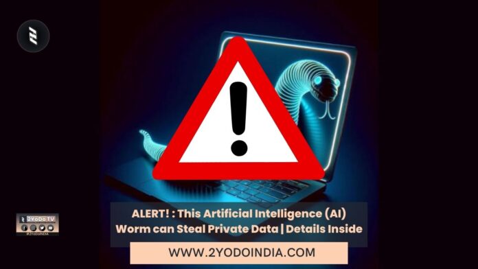 ALERT! : This Artificial Intelligence (AI) Worm can Steal Private Data | Details Inside | How does Morris II Work | What happens after Morris II is Tricked | What You can Do to stay Safe by Morris II | 2YODOINDIA