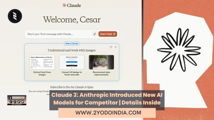 Claude 3: Anthropic Introduced New AI Models for Competitor | Details Inside | 2YODOINDIA