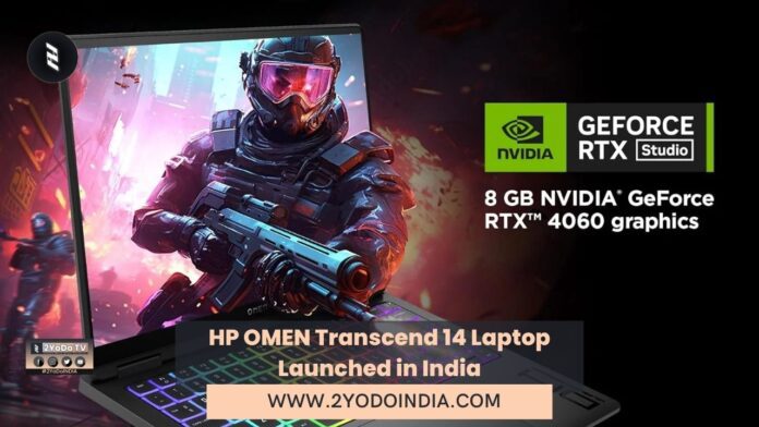 HP OMEN Transcend 14 Laptop Launched in India | Price in India | Specifications | 2YODOINDIA